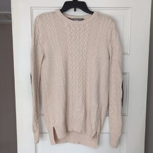 Noel Asmar Equestrian Marino Wool Cable Knit Sweater Size Small